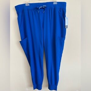 Med Couture Royal Blue Jogger Scrub pant
